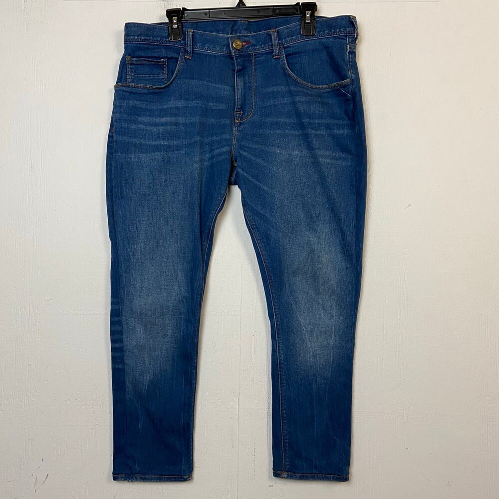 Tommy Hilfiger Men's Denton Straight Fit Low Rise Blue Jeans Size 36